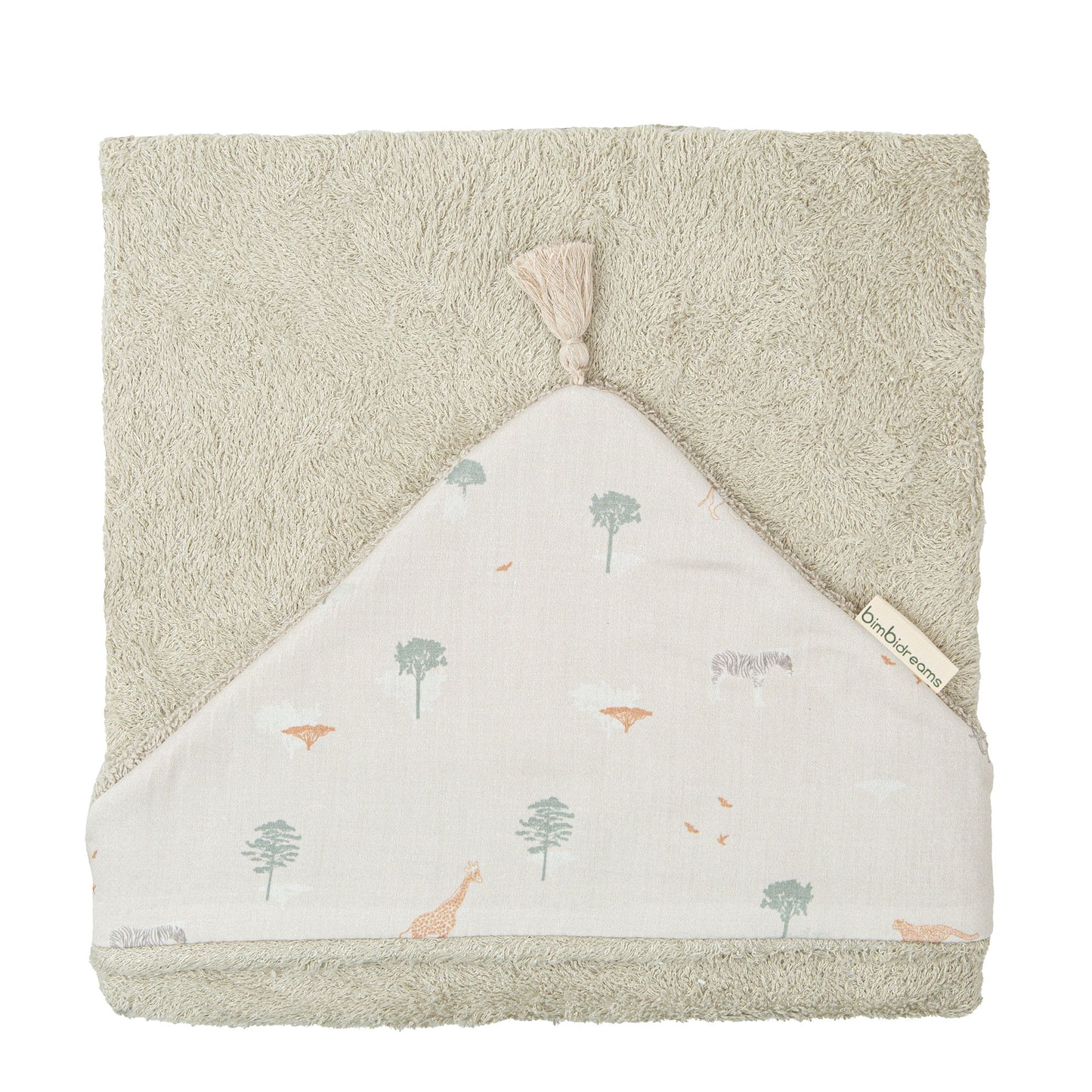 Capa de baño 100x100 Nairobi Lino bimbidreams ropa para bebé niño niña accesorios gnomo kids bogotá colombia