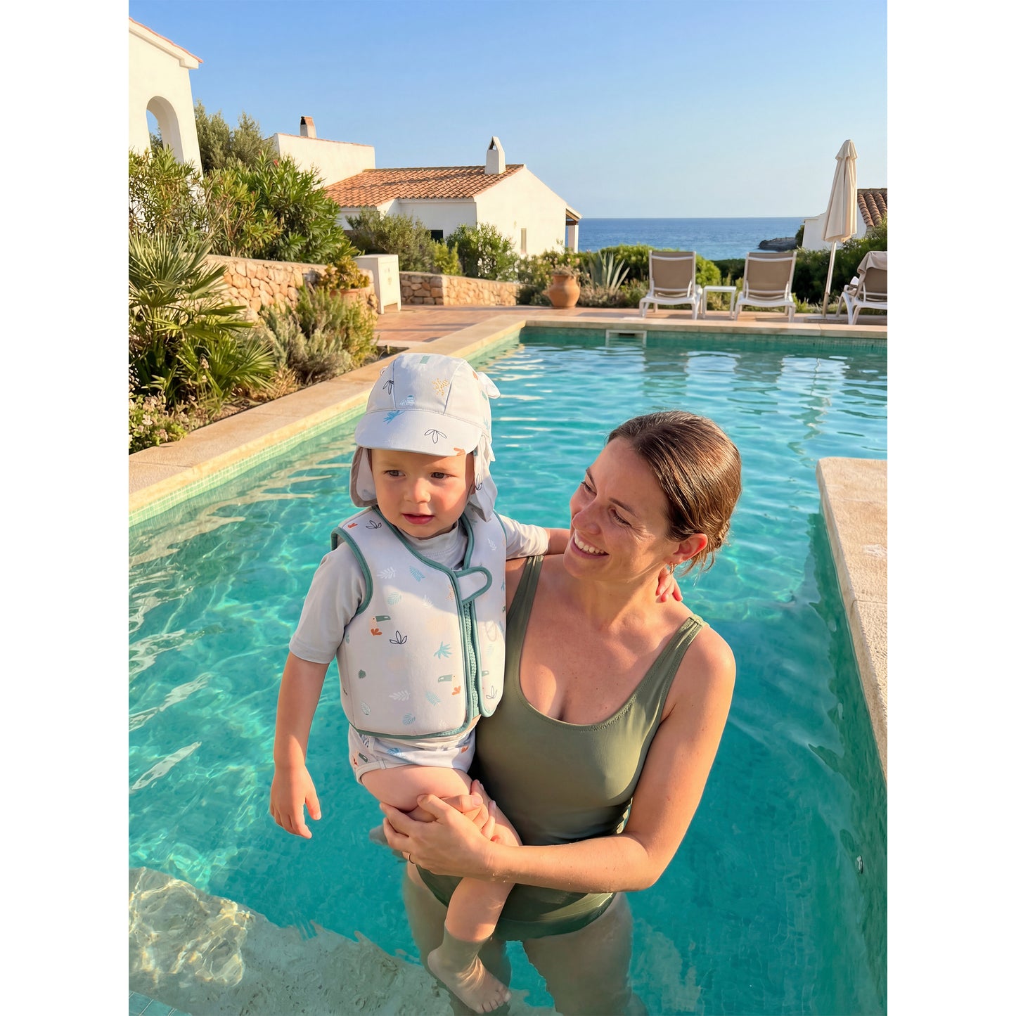Gorro de Playa UV Bebé Tucán 3-9m – Bimbidreams