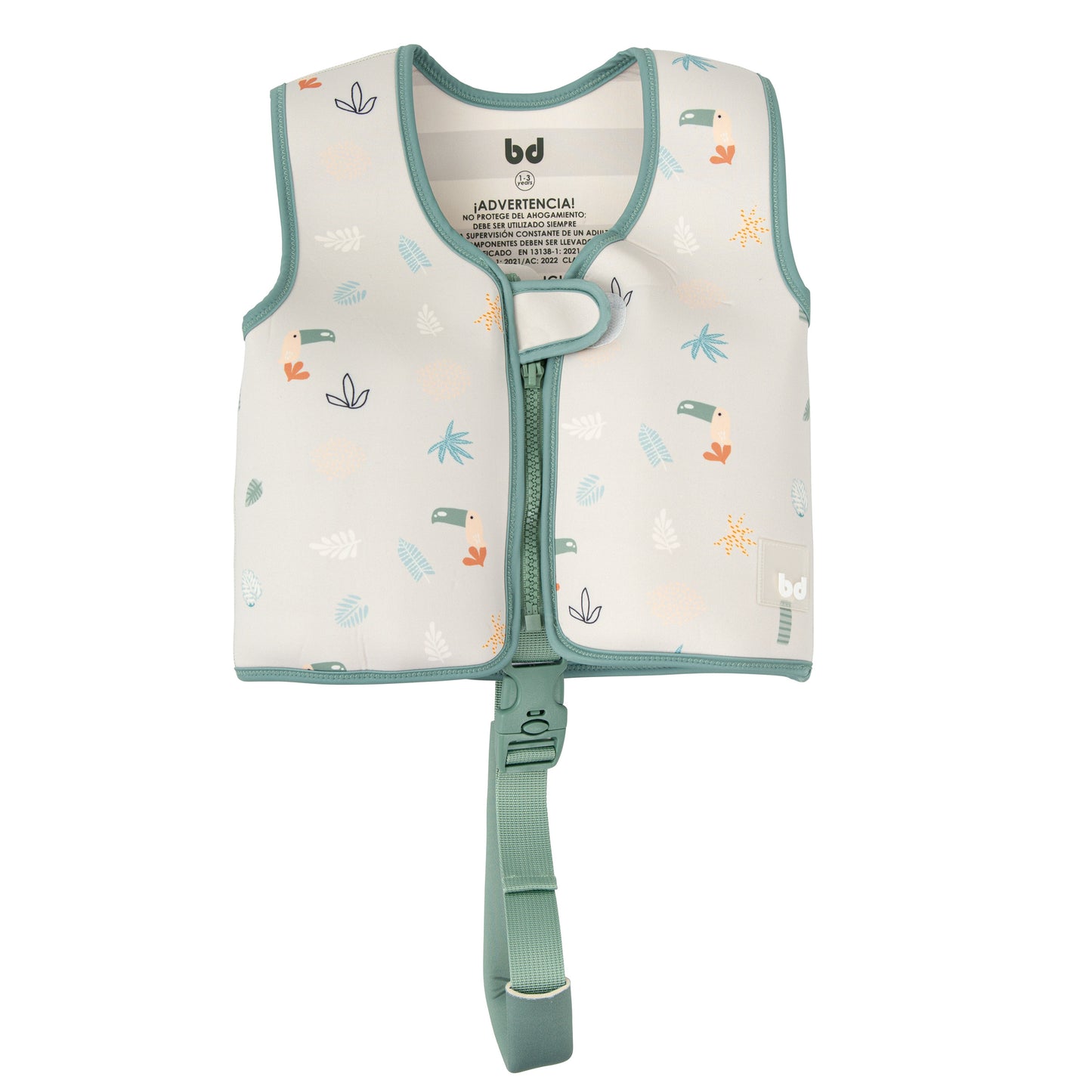 Chaleco de aprendizaje Tucán - Protección UV Bimbidreams