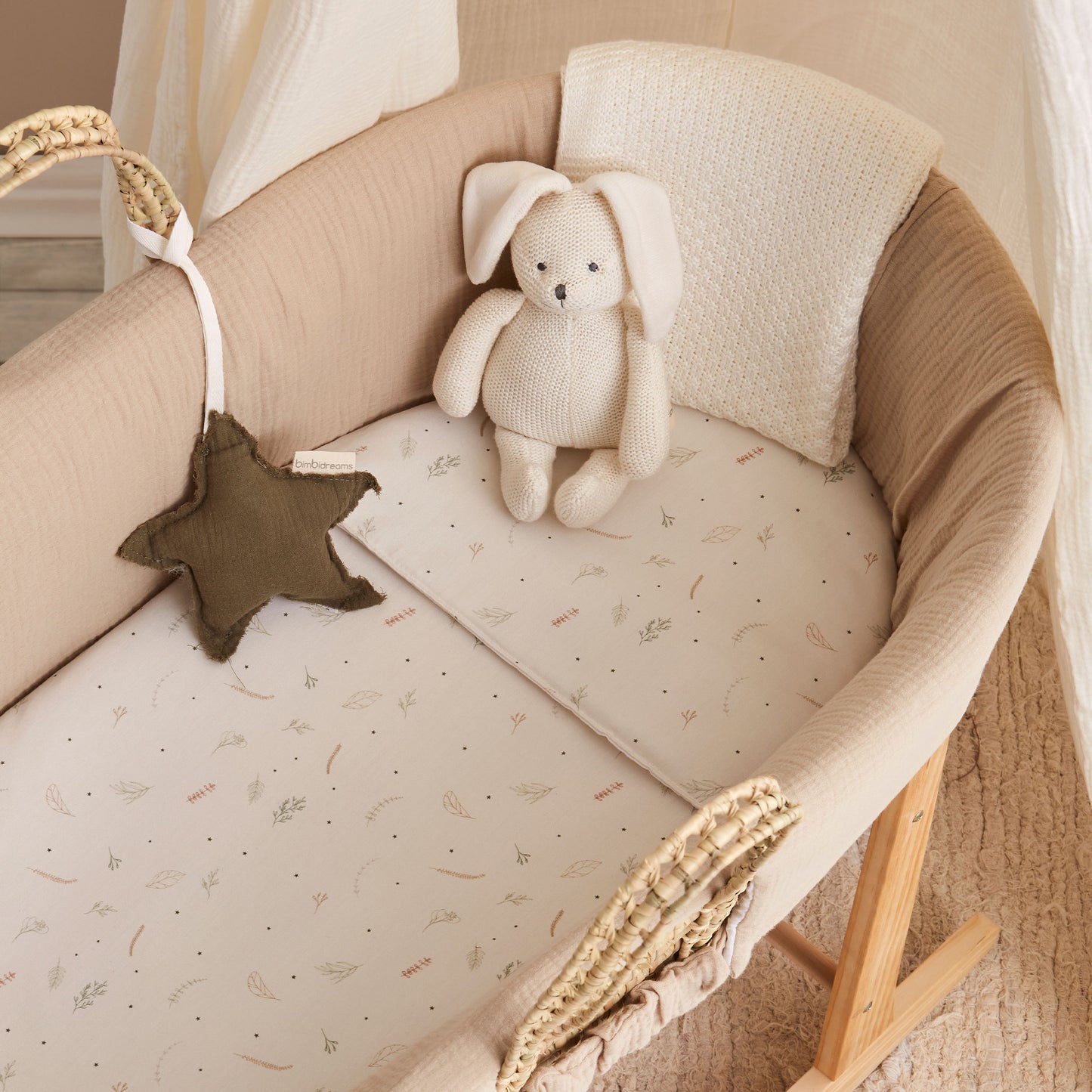 Cobija Bebé Tricot Basic Blanco 75x90 Bambú – Bimbidreams