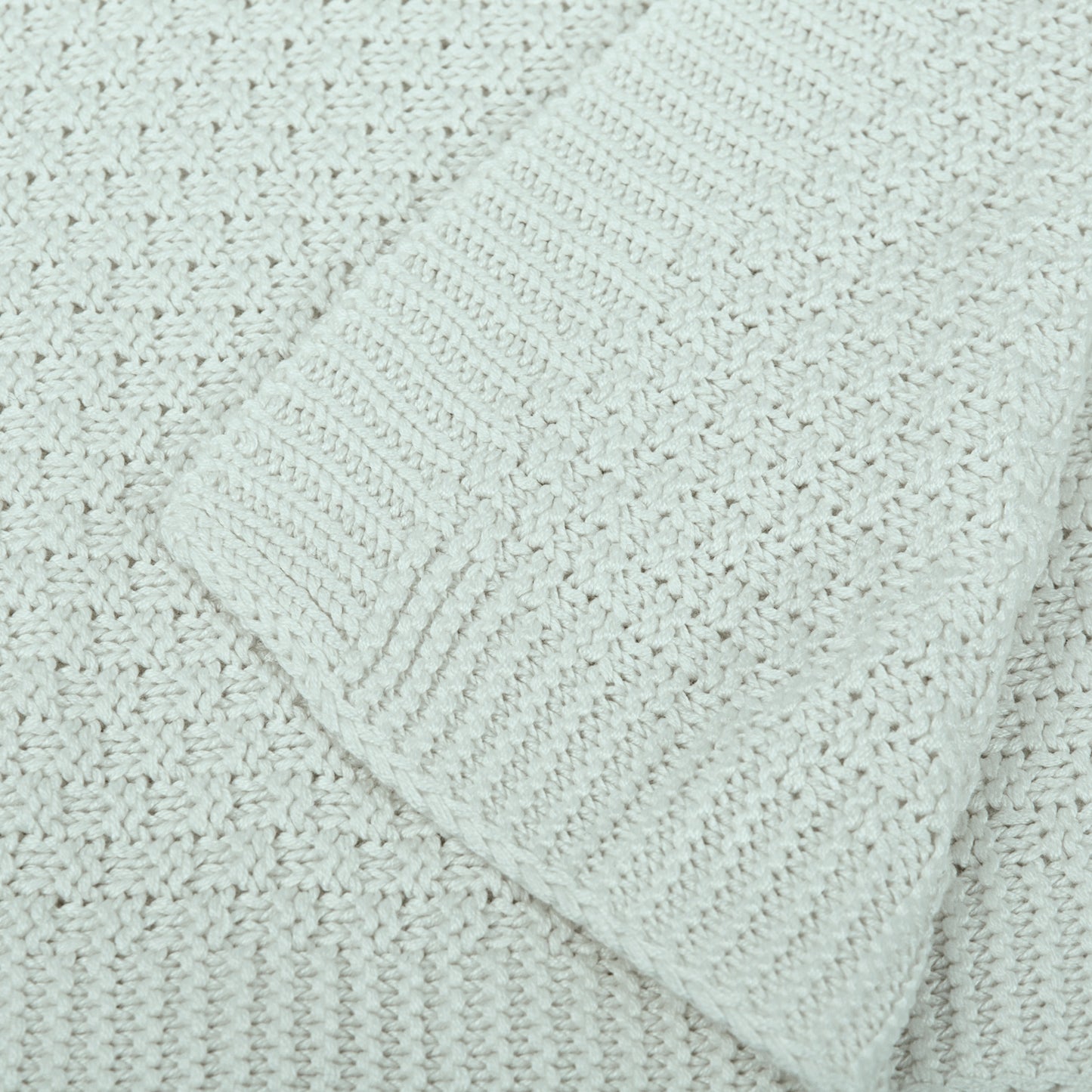 Manta cobija Toquilla tricot Bambú Basic Menta 75x90 bimbidreams ropa para bebé niño niña accesorios gnomo kids bogotá colombia