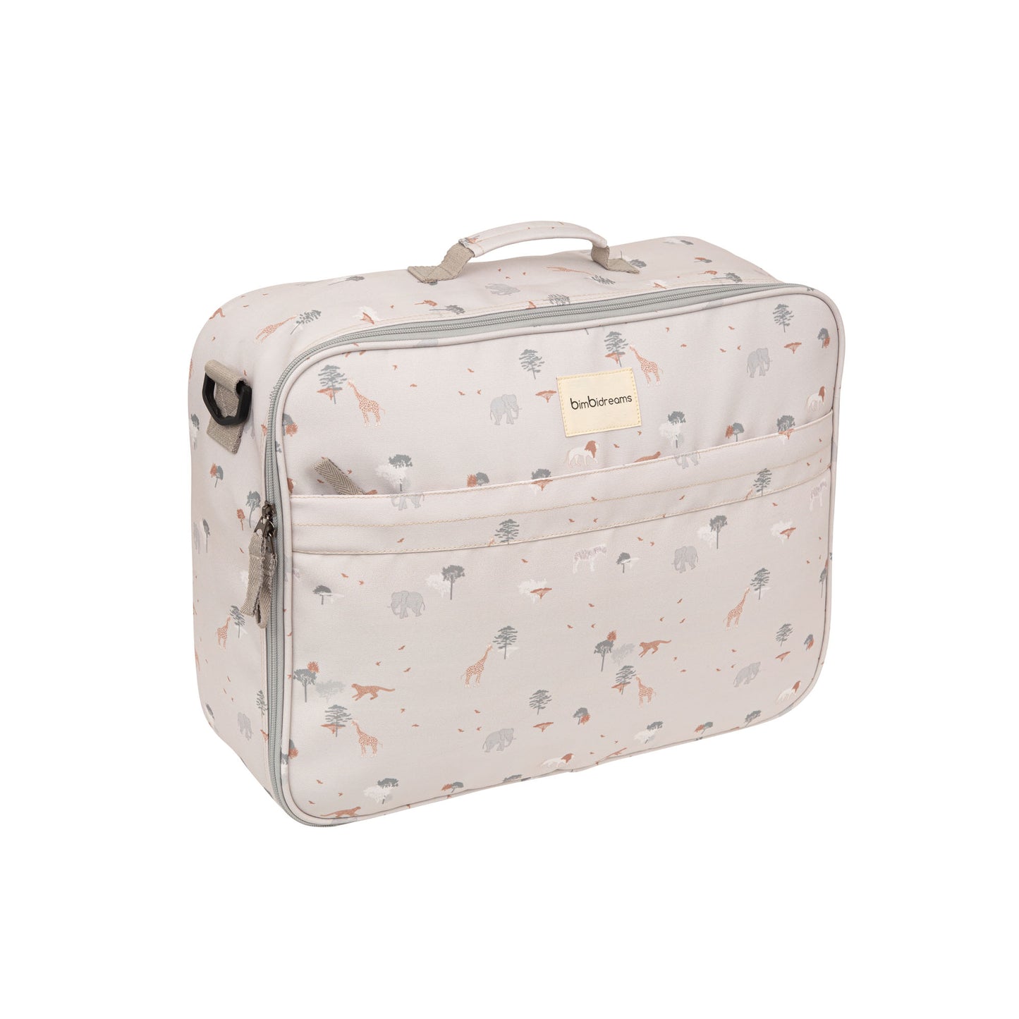 Maleta pañalera con cambiador Nairobi Lino 45x36x18 bimbidreams ropa para bebé niño niña accesorios gnomo kids bogotá colombia