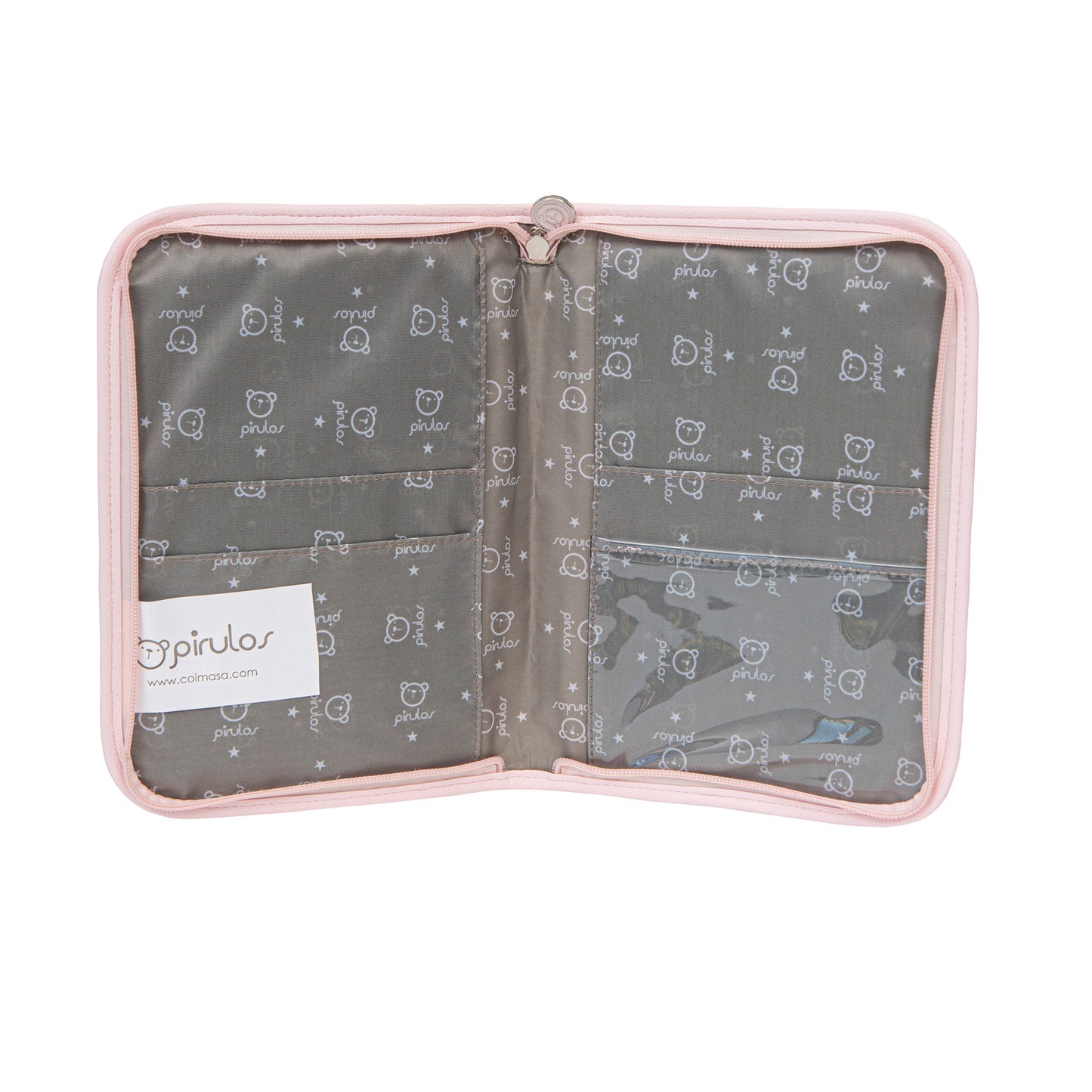 Portadocumentos ecopiel Rombos Rosa 26x19x2 bimbidreams ropa para bebé niño niña accesorios gnomo kids bogotá colombia