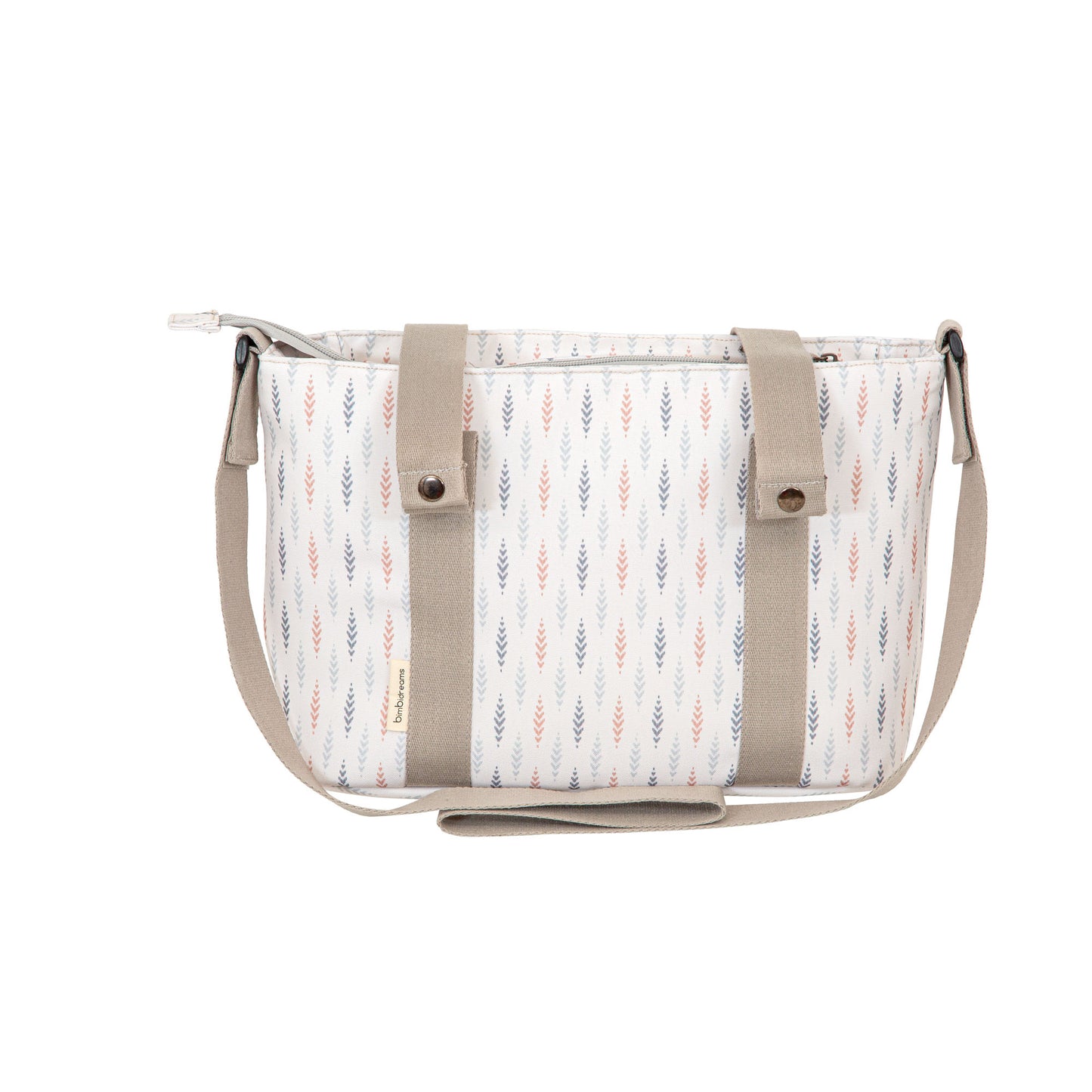 Pañalera Crossbody con cambiador Etnic Crudo 37x24x13 bimbidreams ropa para bebé niño niña accesorios gnomo kids bogotá colombia