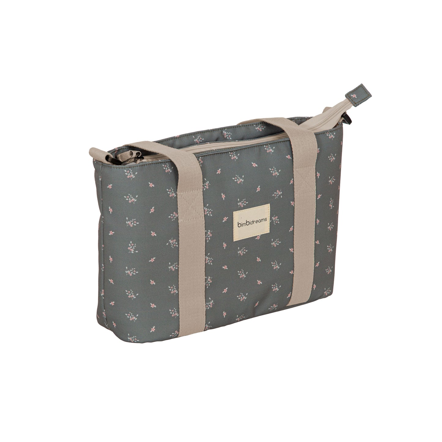 Pañalera Crossbody con cambiador Dalia Verde 37x24x13 bimbidreams ropa para bebé niño niña accesorios gnomo kids bogotá colombia