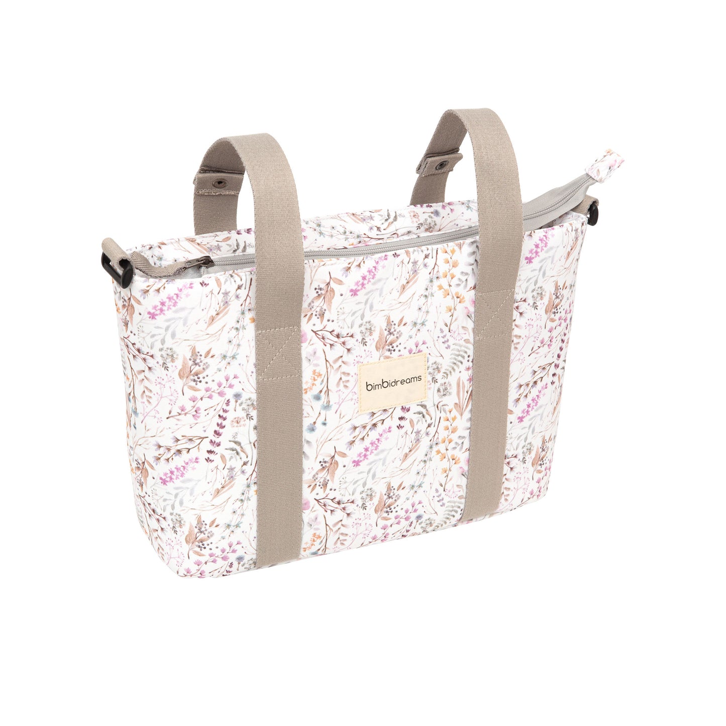 Pañalera Crossbody con cambiador Niza Lila 37x24x13 bimbidreams ropa para bebé niño niña accesorios gnomo kids bogotá colombia