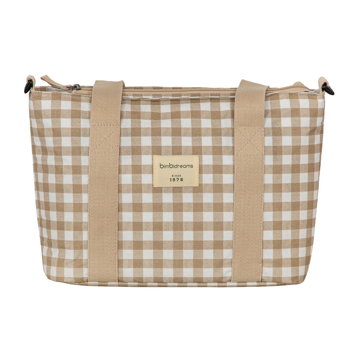 Pañalera Crossbody con cambiador Vichi Lino 37x24x13 bimbidreams ropa para bebé niño niña accesorios gnomo kids bogotá colombia