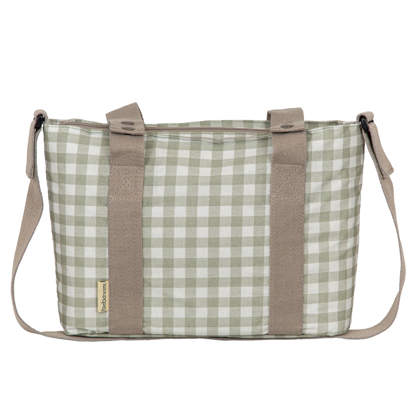 Pañalera Crossbody con cambiador Vichi Verde 37x24x13 bimbidreams ropa para bebé niño niña accesorios gnomo kids bogotá colombia