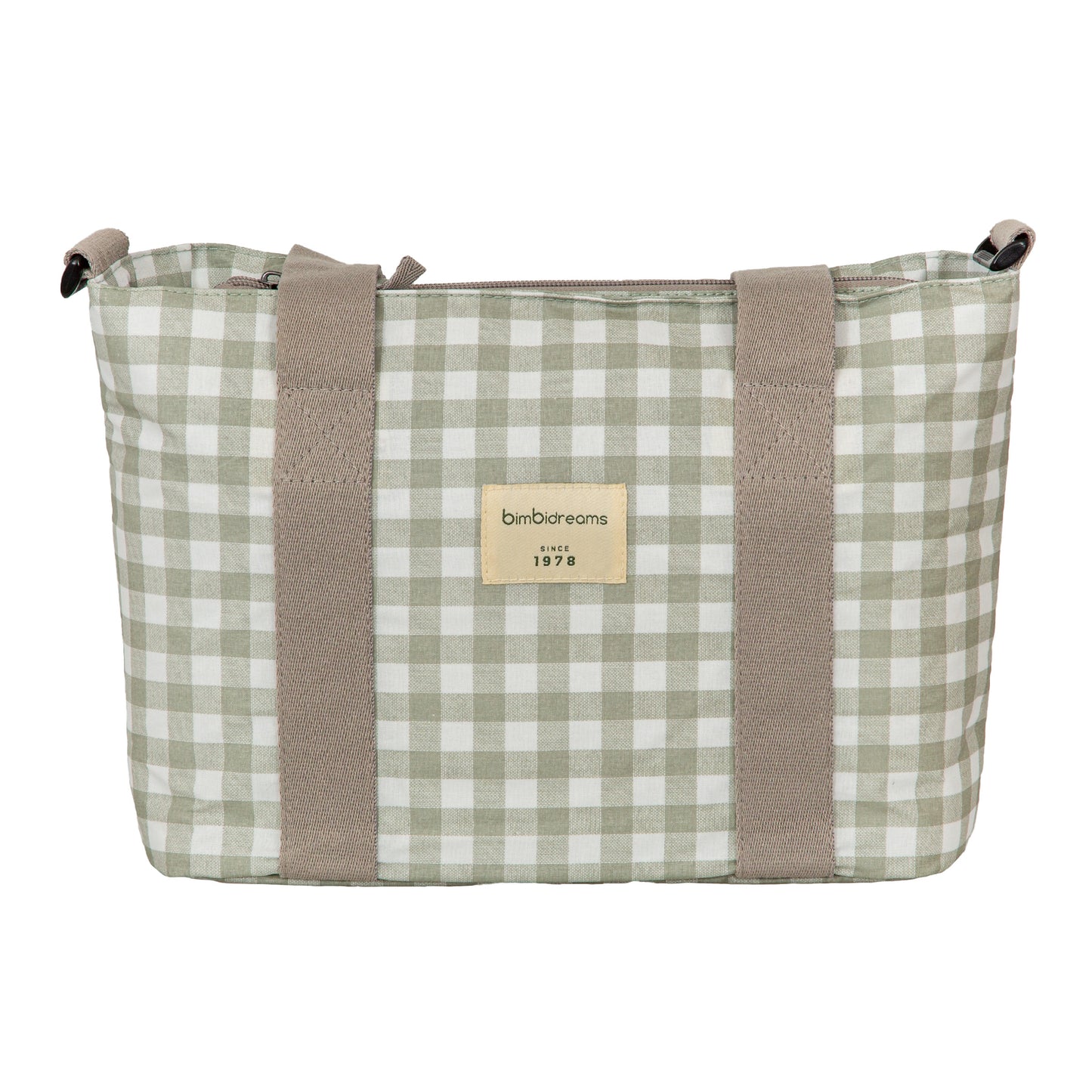 Pañalera Crossbody con cambiador Vichi Verde 37x24x13 bimbidreams ropa para bebé niño niña accesorios gnomo kids bogotá colombia
