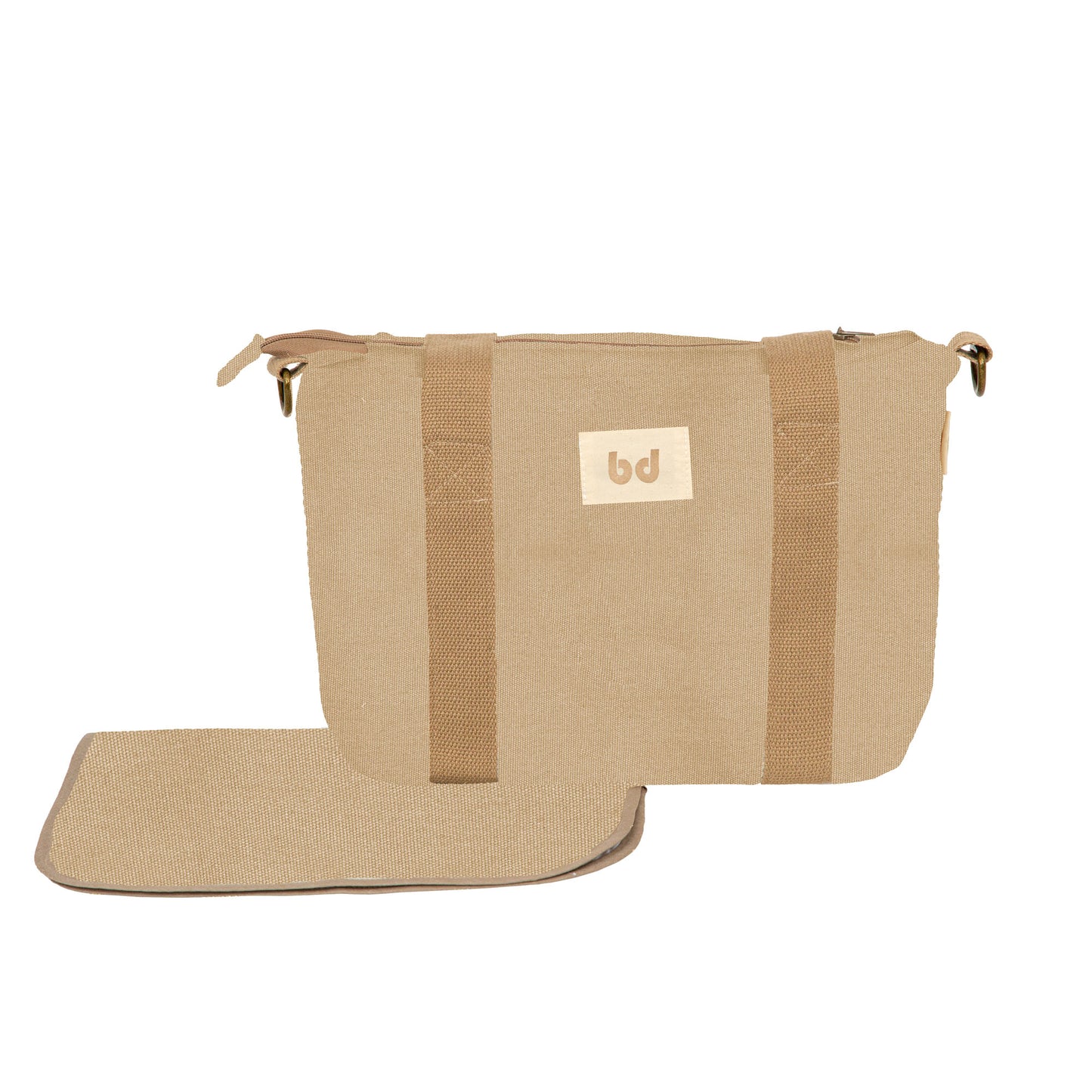 Pañalera Crossbody con cambiador Milano Lino 37x24x13 bimbidreams ropa para bebé niño niña accesorios gnomo kids bogotá colombia