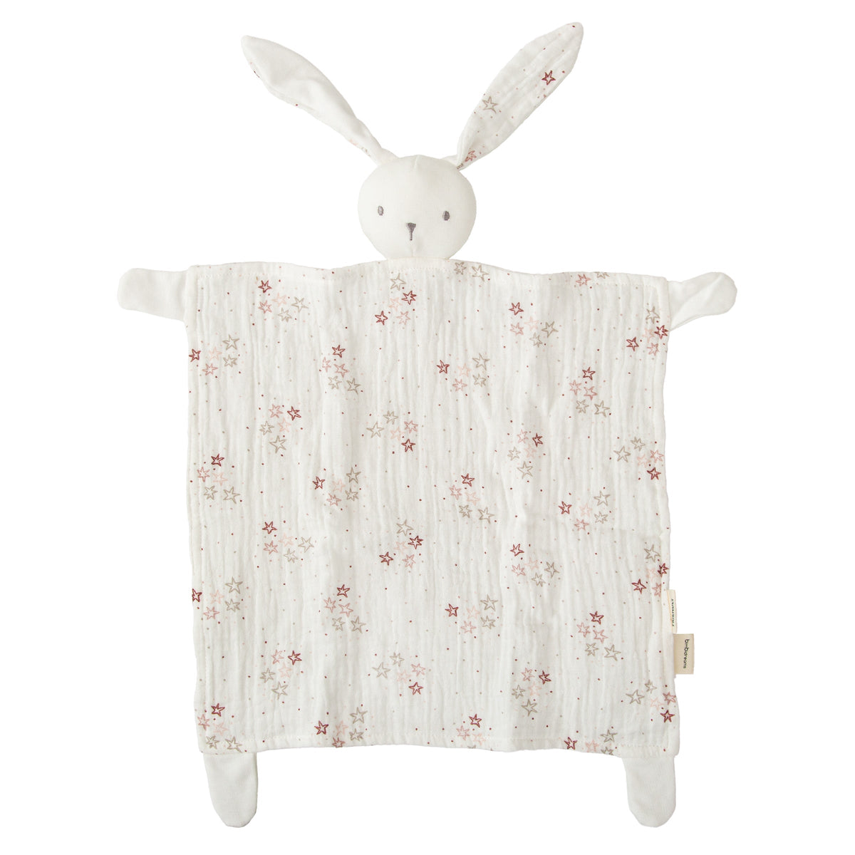 Doudou Stars Blanco Rosa 30x30