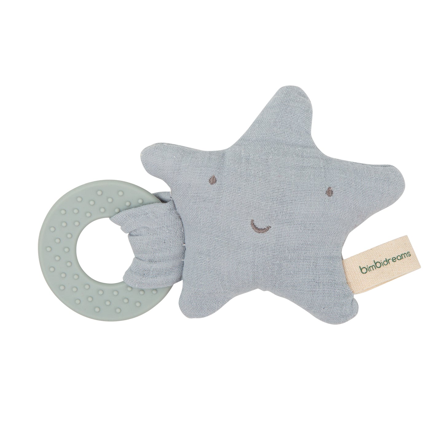 Caja de Regalo Bebé Azul Gasas Bambú y Doudou – Bimbidreams