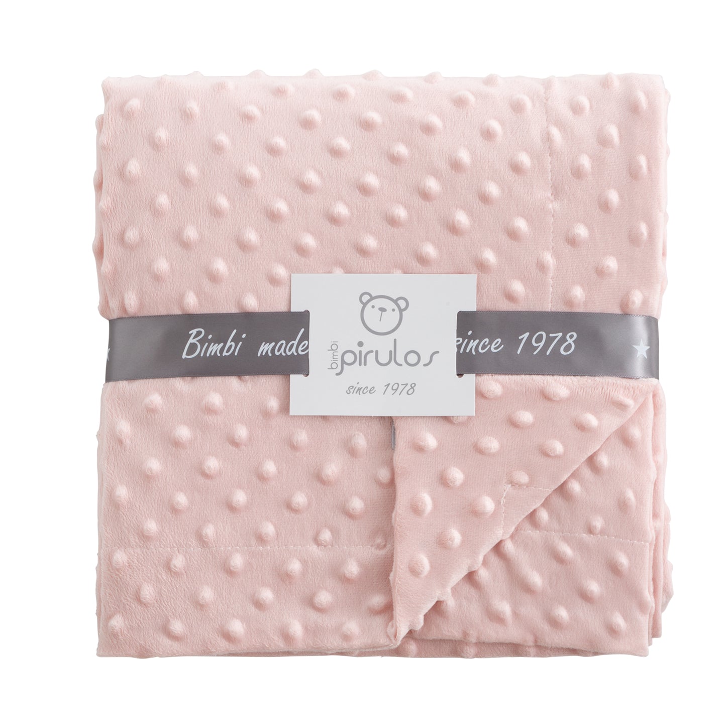 Manta Microfibra Dots Rosa 80x110 bimbidreams ropa para bebé niño niña accesorios gnomo kids bogotá colombia