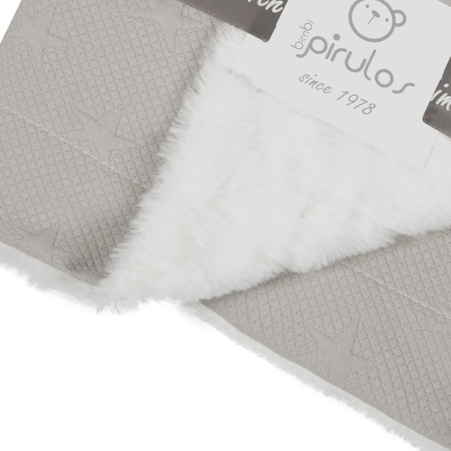Manta doble cara New Stars Gris 80x100 bimbidreams ropa para bebé niño niña accesorios gnomo kids bogotá colombia