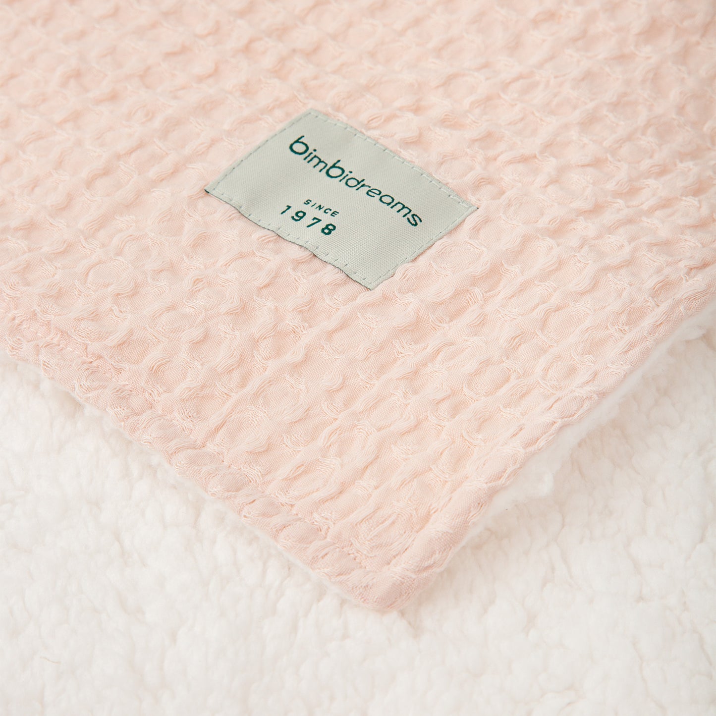 Manta waffle doble cara Bimbidreams