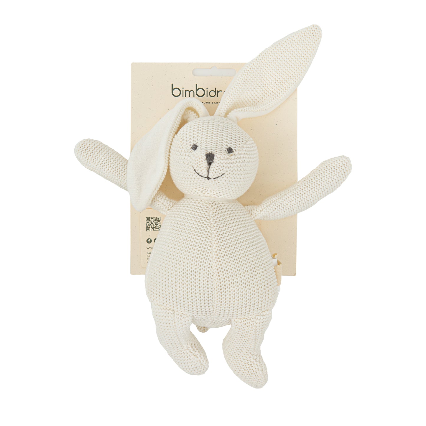 Peluche Conejito Tricot Blanco – Bimbidreams