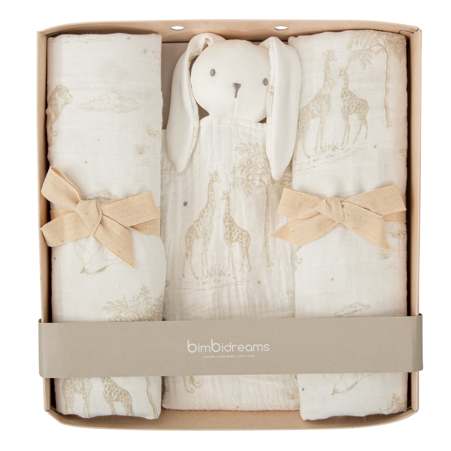 Caja de regalo (Gasas + Doudou) Bimbidreams