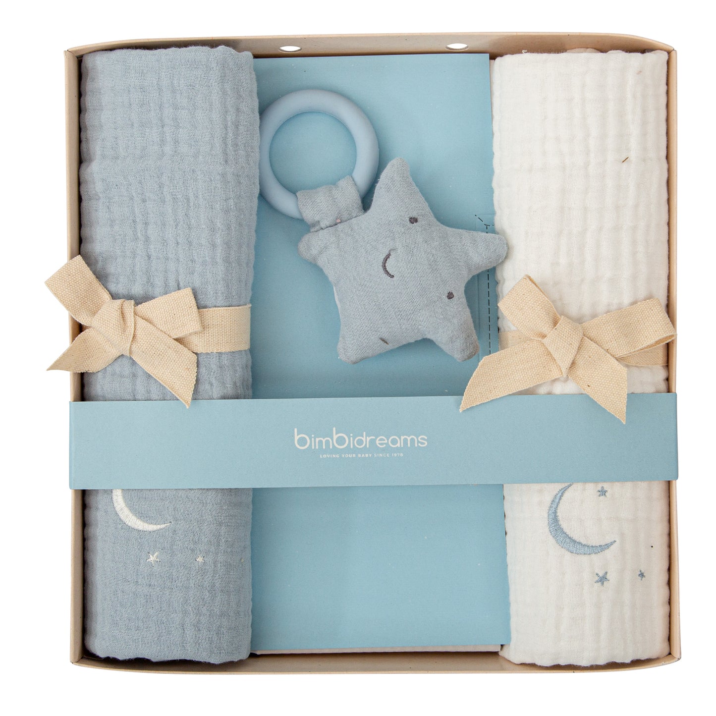 Caja de regalo (Gasas + mordedor) Bimbidreams