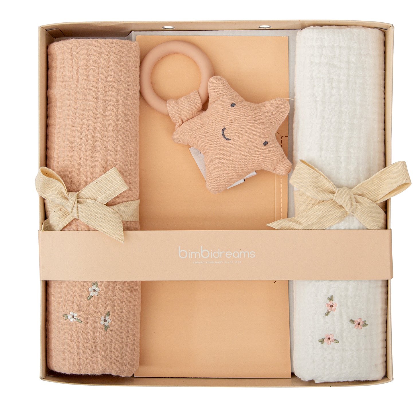 Caja de regalo (Gasas + mordedor) Bimbidreams