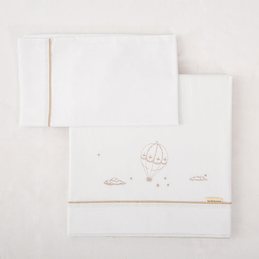 Sábanas Bebé 3 Piezas Noe 100% Algodón (60x120) – Bimbidreams