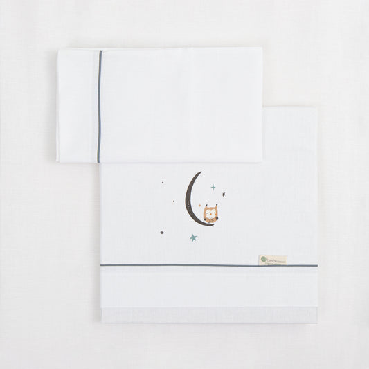 Sábanas Bebé 3 Piezas Wonderland 100% Algodón (60x120) – Bimbidreams