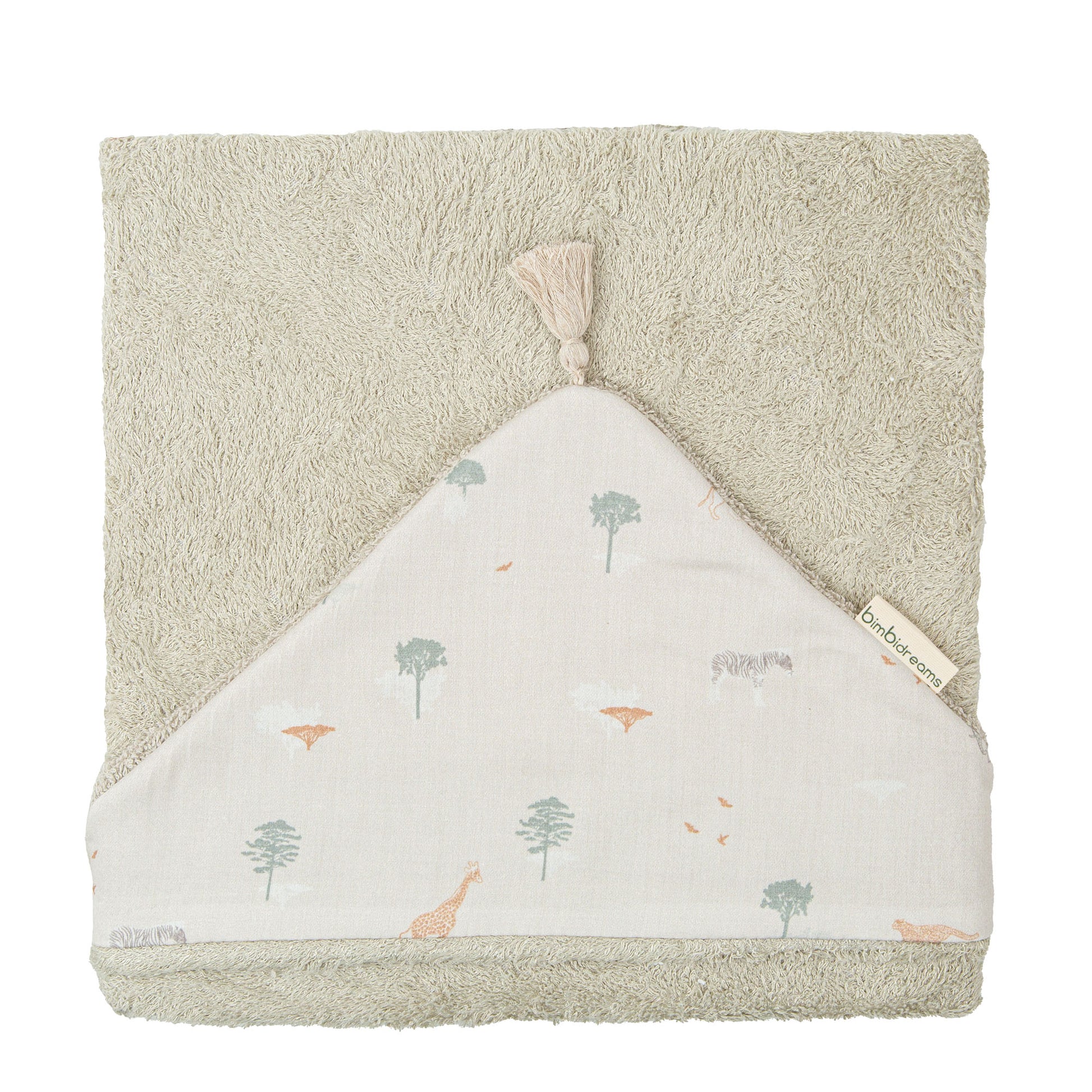 Capa de baño 100x100 Nairobi Lino bimbidreams ropa para bebé niño niña accesorios gnomo kids bogotá colombia