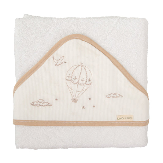 Capa de baño bebé Noe Blanco Lino 100X100