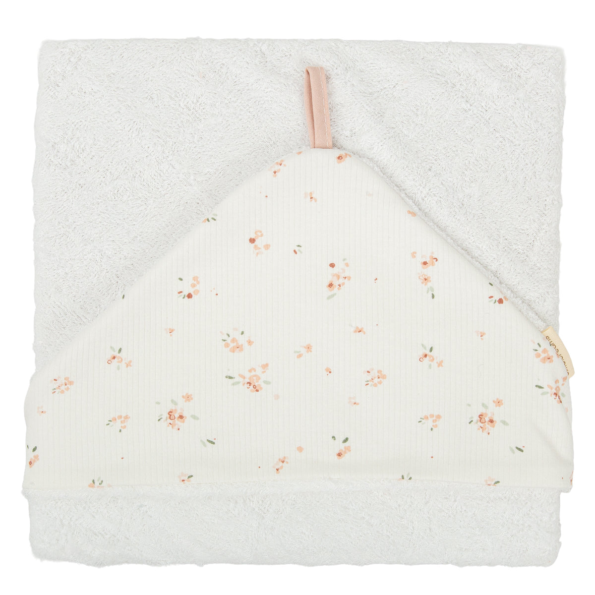 Capa de baño bebé Monet Blanco Rosa 100x70
