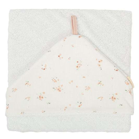 Capa de baño bebé Monet Blanco Rosa 100x70
