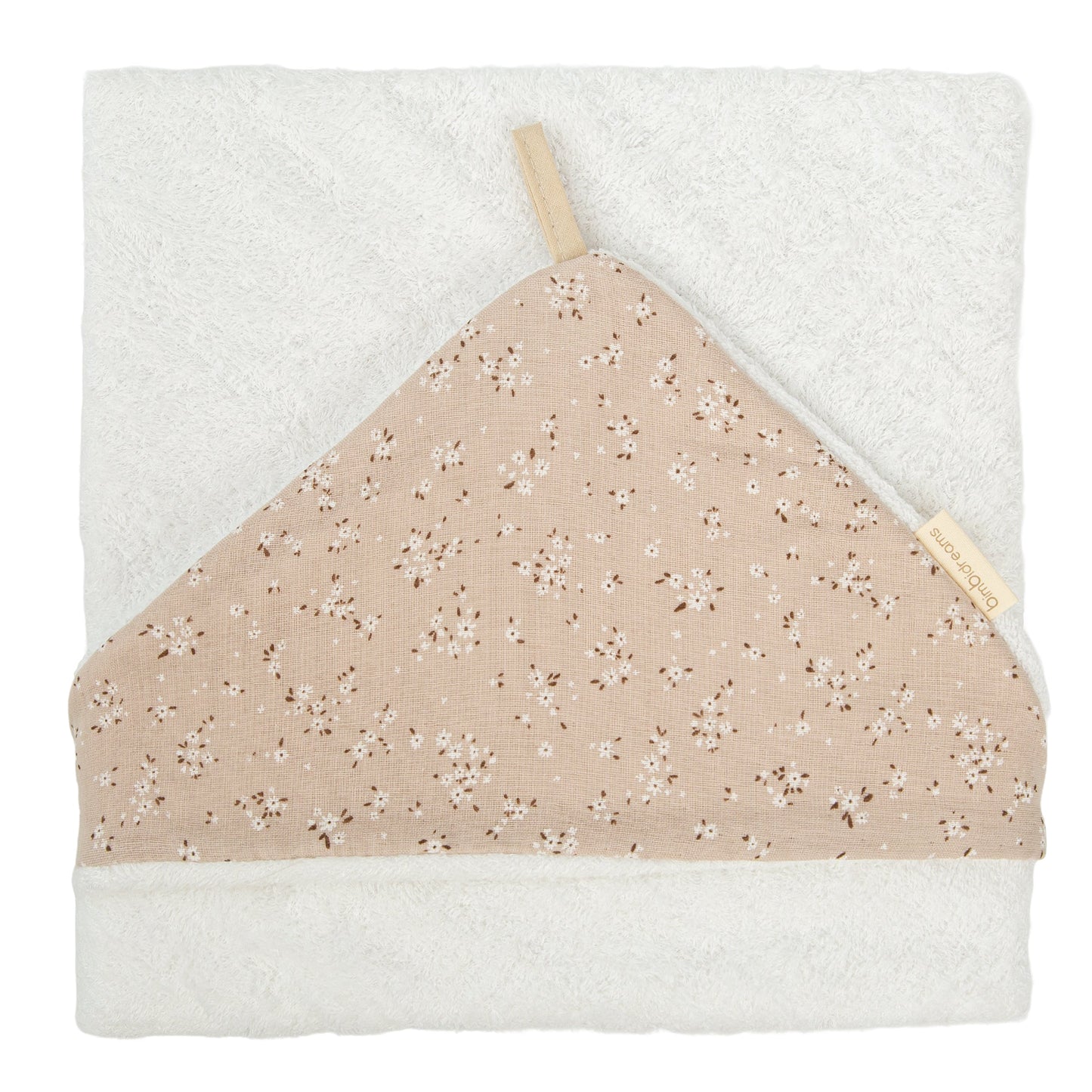 Capa de baño bebé Anaïs Blanco Lino 100X100