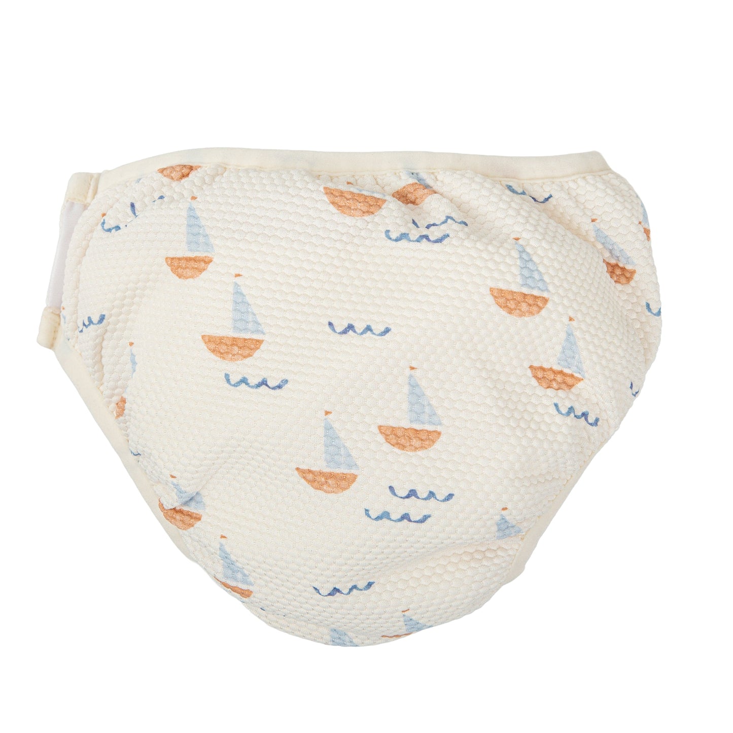Bañador pañal Calypso Blanco Azul 6-12m