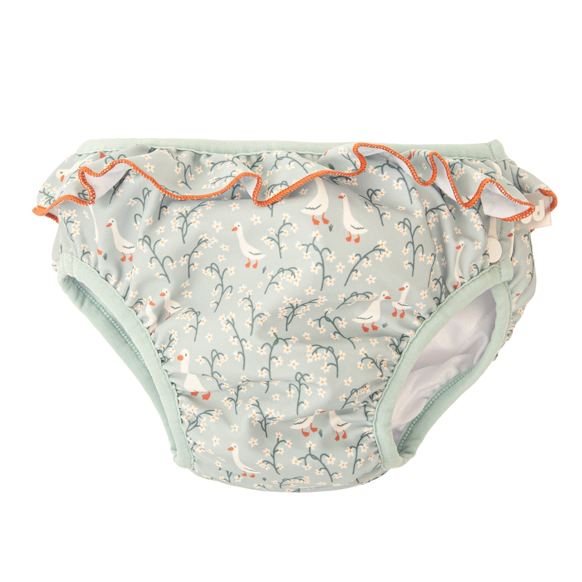Bañador pañal Guss Blanco Verde 12-18m