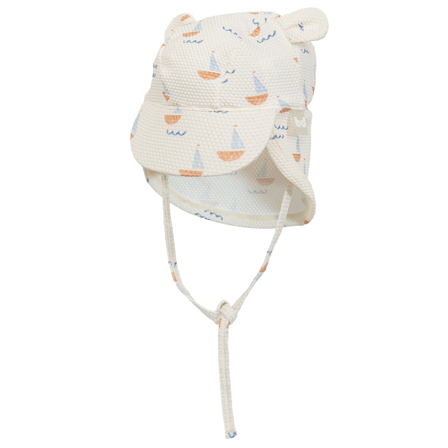 Gorra con protección solar Calypso Blanco Azul 12-24m