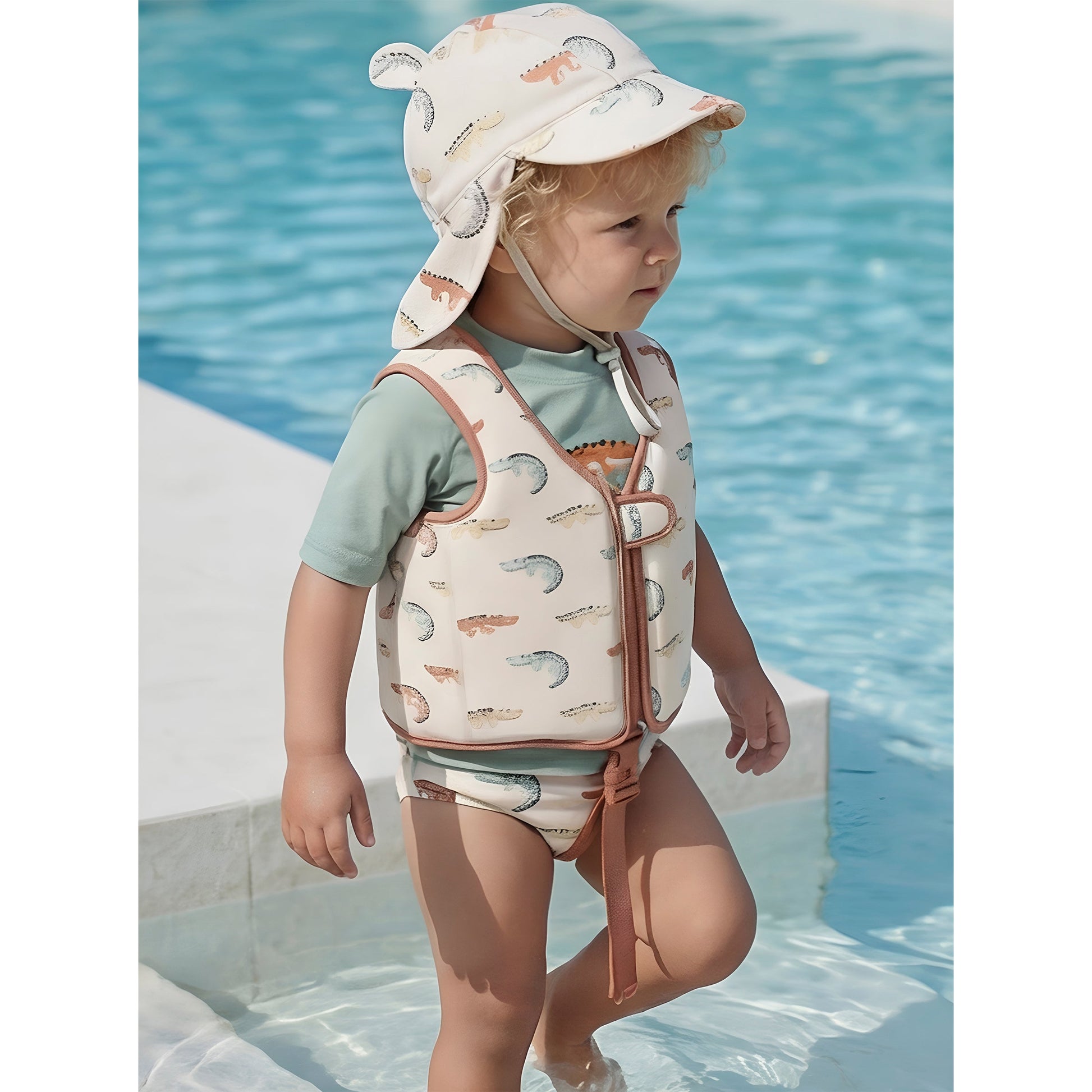 Gorra con protección solar Caiman Multicolor 12-24m