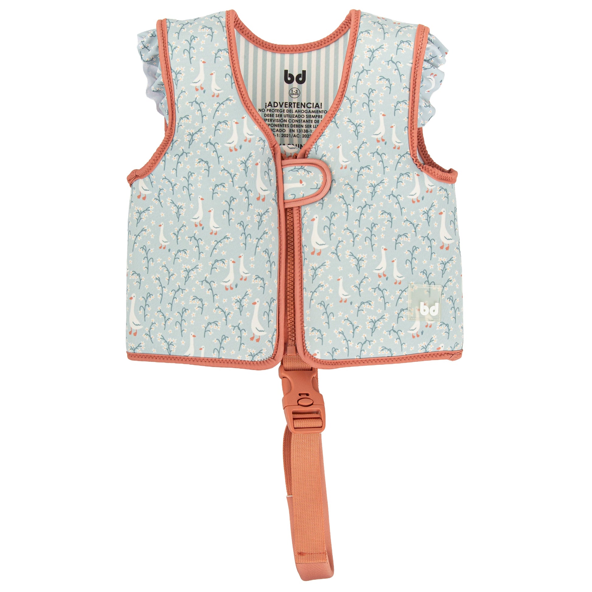 Chaleco flotador Guss Blanco Verde 3-6a