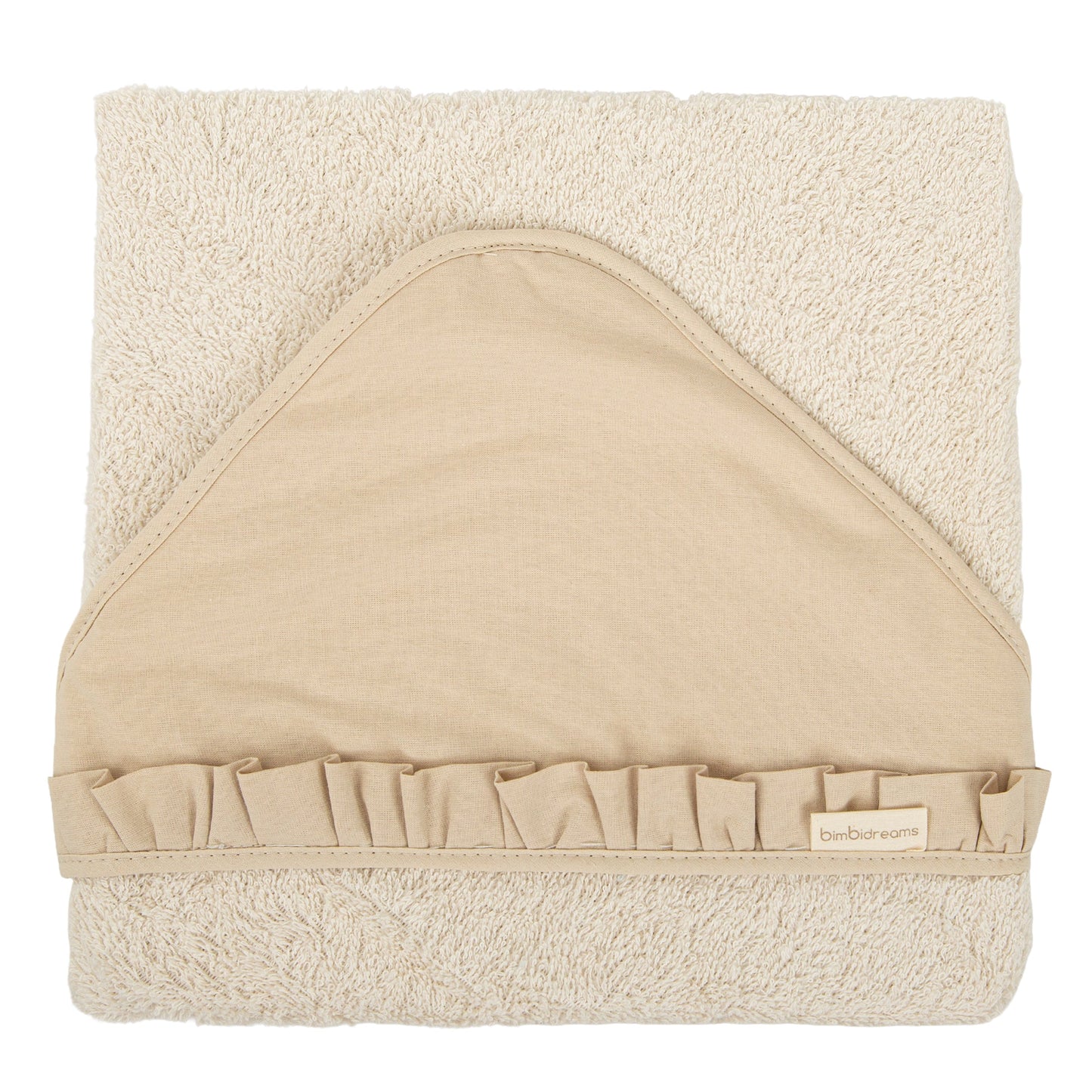 Capa de baño bebé manos libre Algodon Stone Washed Lino 100X100