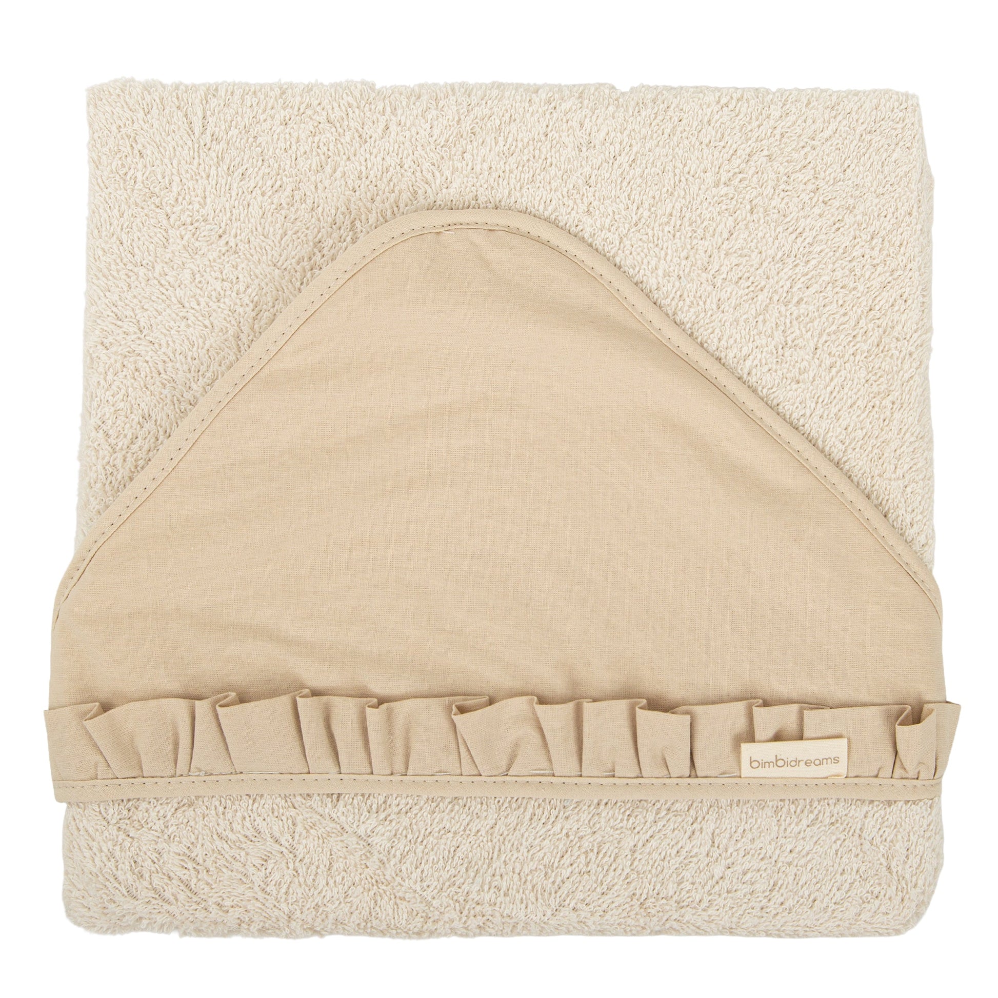 Capa de baño bebé manos libre Algodon Stone Washed Lino 100X100