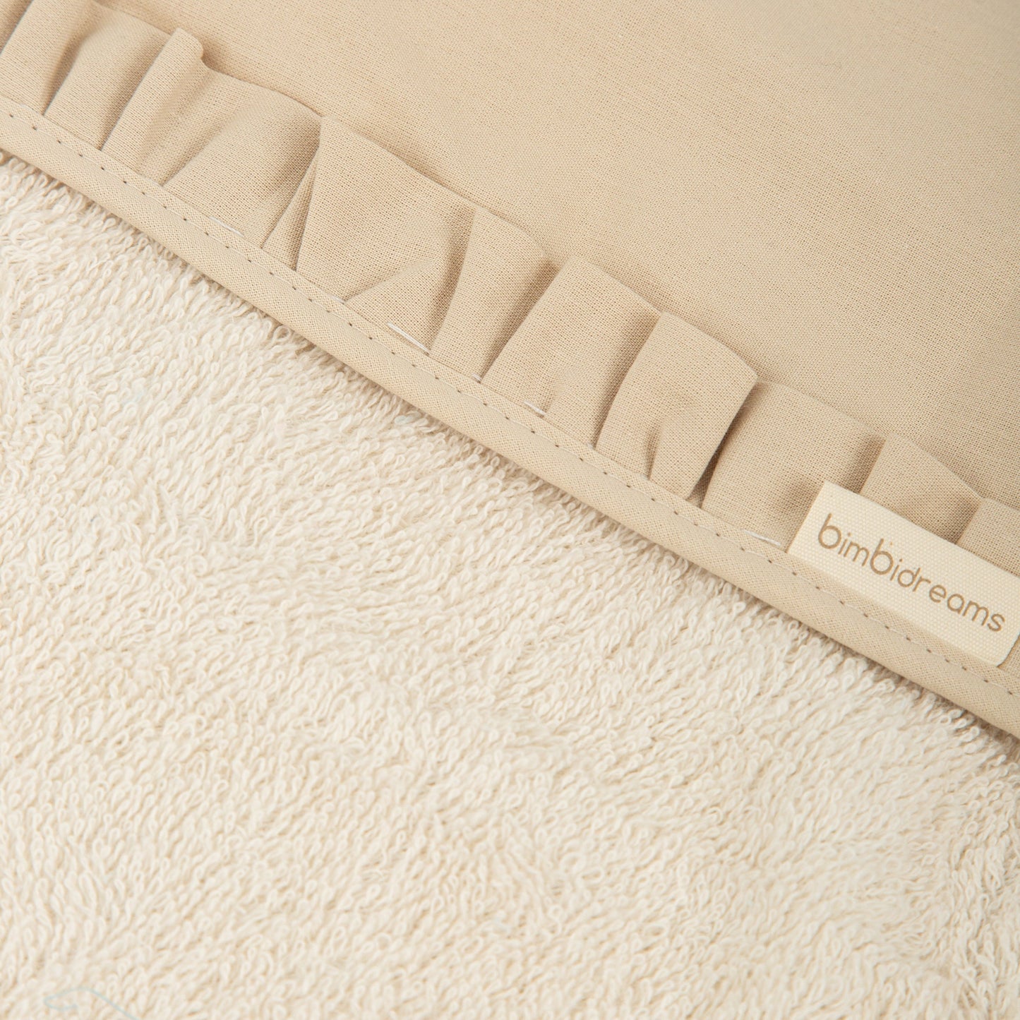 Capa de baño bebé manos libre Algodon Stone Washed Lino 100X100