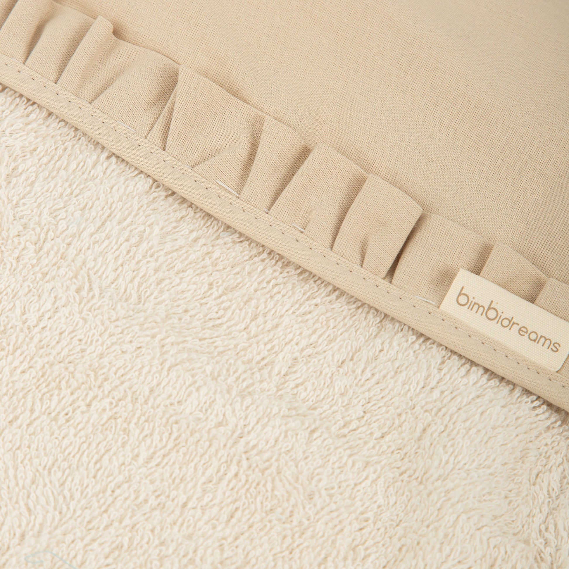 Capa de baño bebé manos libre Algodon Stone Washed Lino 100X100