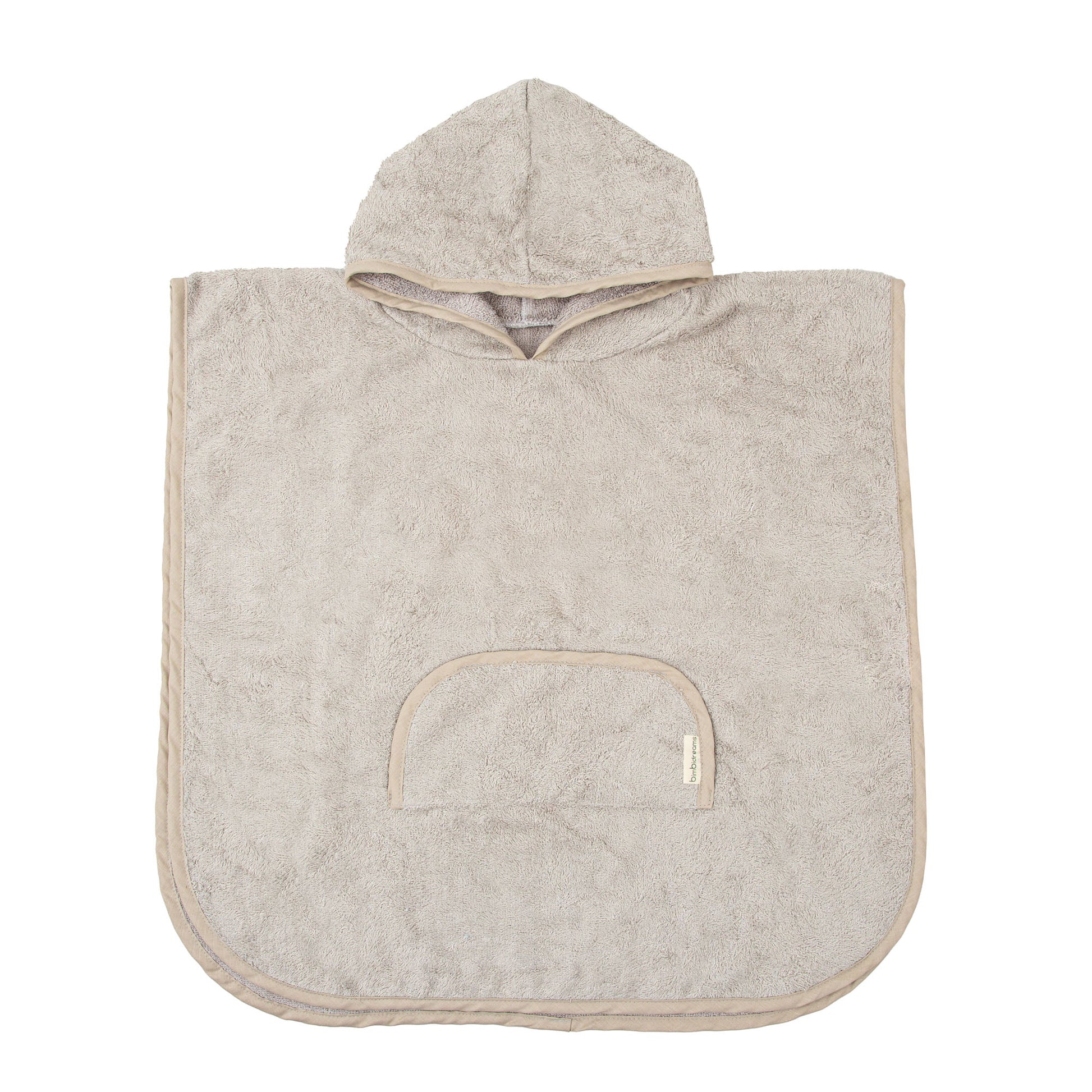 Poncho de baño Basics 12-36 meses Gris bimbidreams ropa para bebé niño niña accesorios gnomo kids bogotá colombia