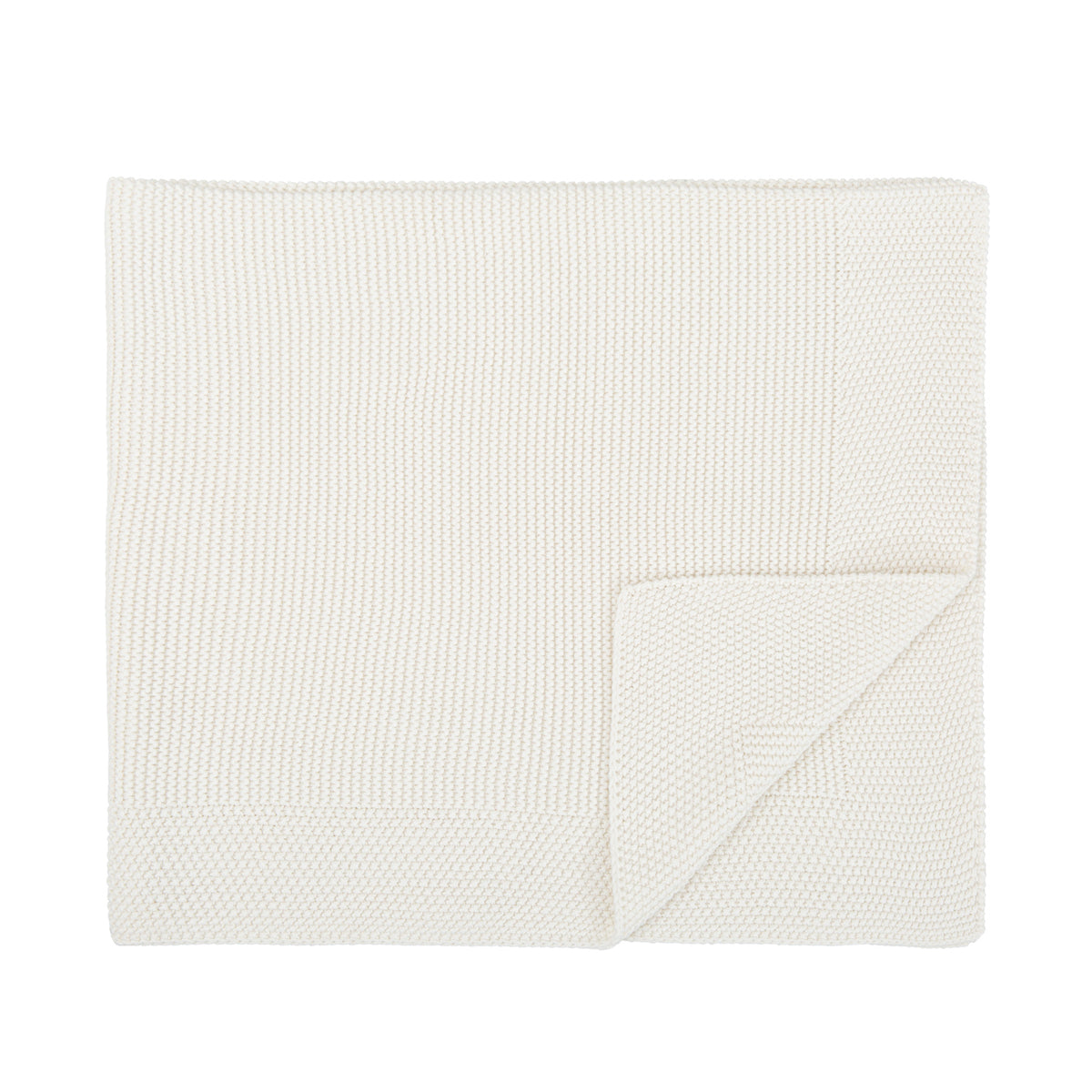 Manta cobija tricot 100% algodón Basic Blanco 75x90  bimbidreams ropa para bebé niño niña accesorios gnomo kids bogotá colombia