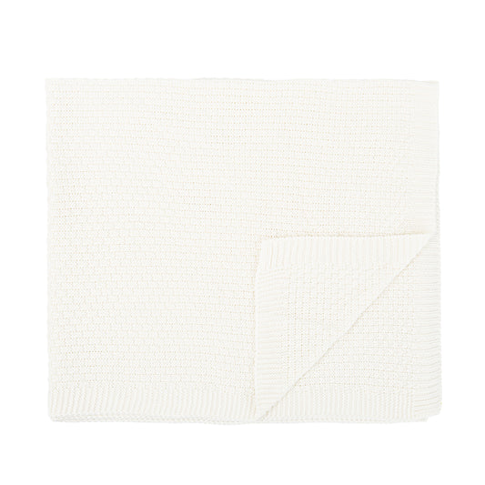 Manta cobija Toquilla tricot Bambú Basic Blanco 75x90  bimbidreams ropa para bebé niño niña accesorios gnomo kids bogotá colombia
