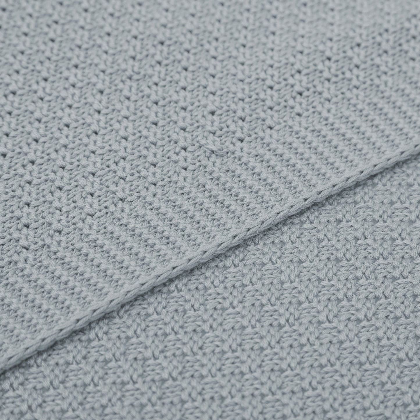 Cobija Bebé Tricot Basic Azul 75x90 Bambú – Bimbidreams