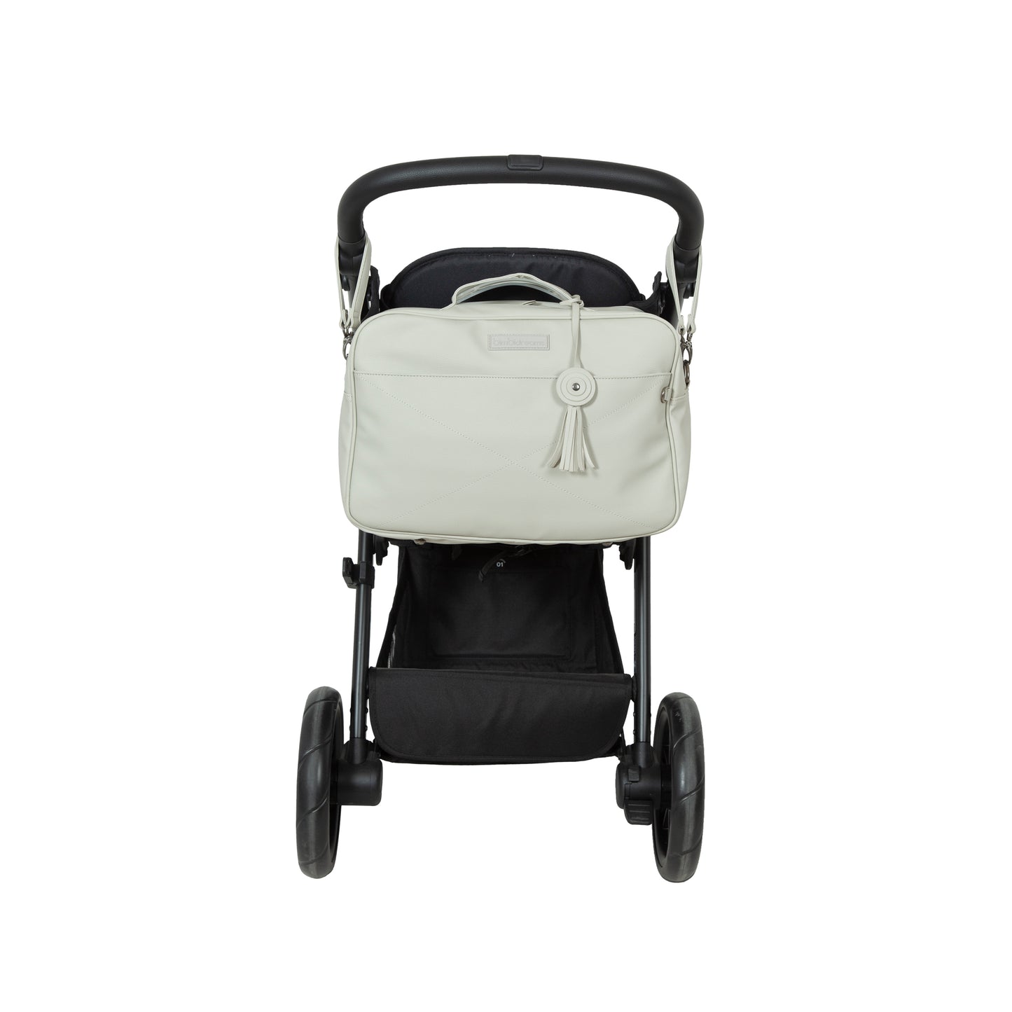 Pañalera Bebé Quilt Gris con Cambiador – Bimbidreams