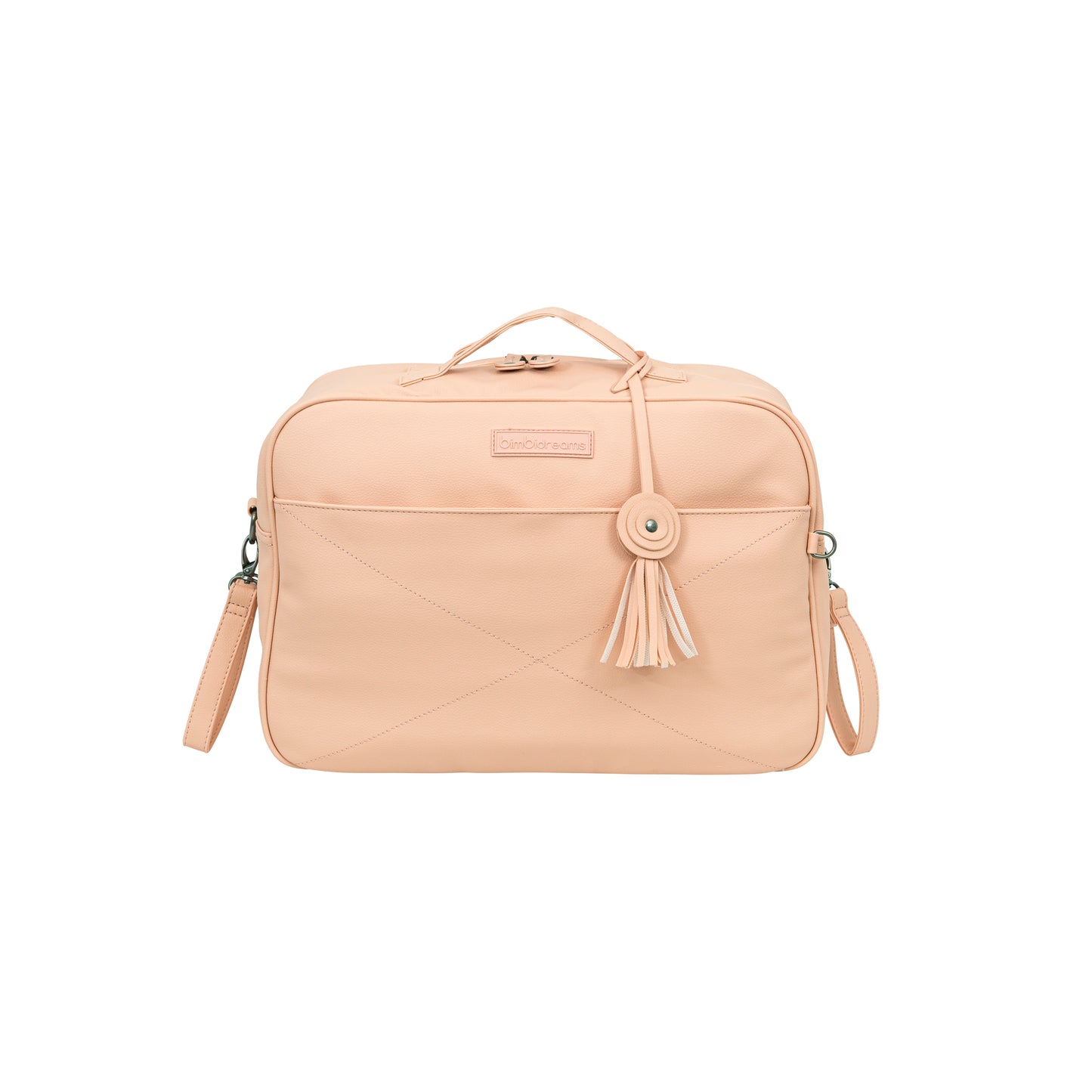 Pañalera Bebé Quilt Rosa con Cambiador – Bimbidreams