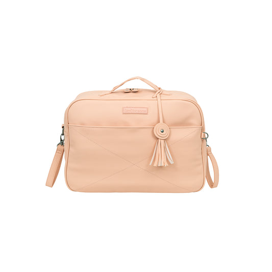 Pañalera Bebé Quilt Rosa con Cambiador – Bimbidreams