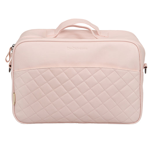 Bolso pañalera con cambiador New Quilt Rosa 39x27x16 bimbidreams ropa para bebé niño niña accesorios gnomo kids bogotá colombia