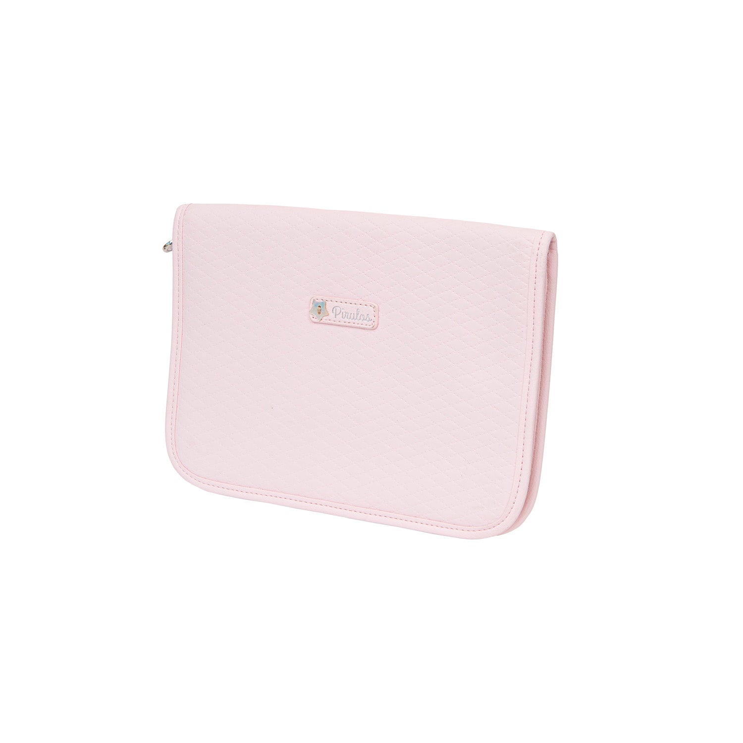 Portadocumentos ecopiel Rombos Rosa 26x19x2 bimbidreams ropa para bebé niño niña accesorios gnomo kids bogotá colombia