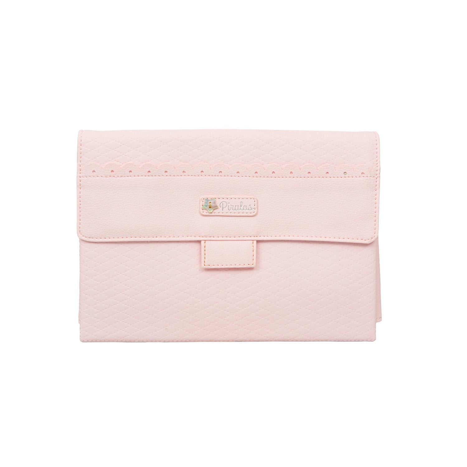 Cambiador ecopiel Rombos Rosa 52x32 bimbidreams ropa para bebé niño niña accesorios gnomo kids bogotá colombia