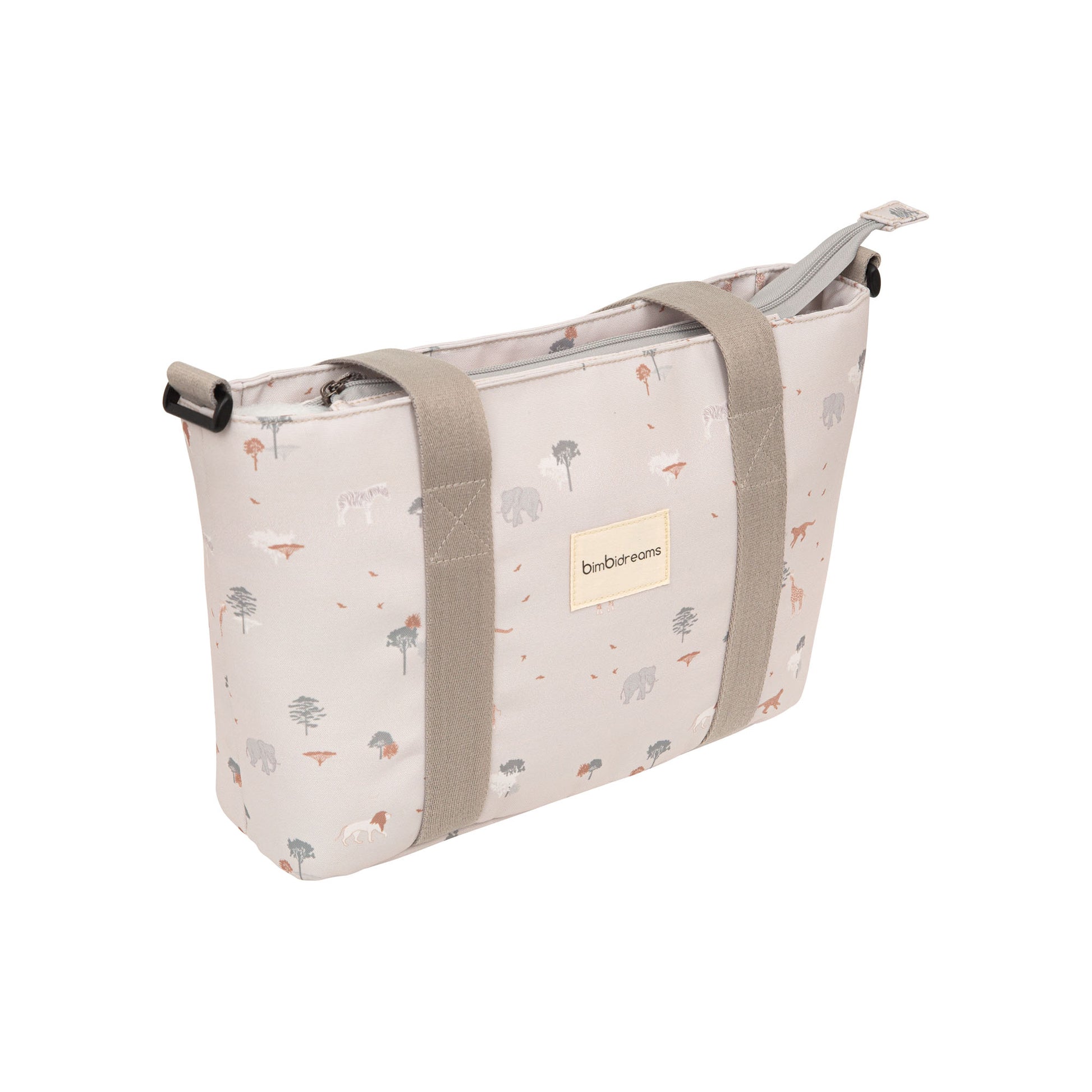 Pañalera Crossbody con cambiador Nairobi Lino 37x24x13 bimbidreams ropa para bebé niño niña accesorios gnomo kids bogotá colombia